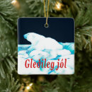 Search for holiday polar bear ornaments Canada