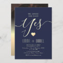 Search for navy and gold engagement party invitations Simple