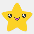Search for kawaii stars stickers Yellow