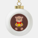 Search for brown bear ornaments Teddy