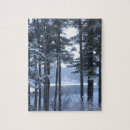Search for snow scene puzzles Blue