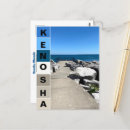 Recherche de le lac michigan cartes postales Plage