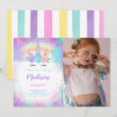 Search for unicorn editable birthday invitations For kids