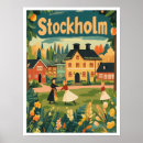Search for stockholm vintage posters Illustration