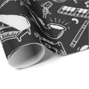 Search for instrument wrapping paper Birthday