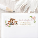Search for forest baby shower return address labels Cute forest animals