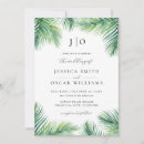 Search for palms wedding invitations Summer