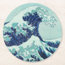 Recherche de hokusai dessous de verres Bleu