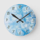 Recherche de flocons neige horloges Froid