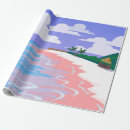 Search for landscape wrapping paper Blue