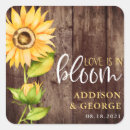 Search for rustic barn stickers Sunflower