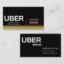 Search for uber driver business cards Modern