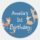 Search for forest friends stickers Woodland birthday
