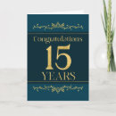 Search for 15th anniversary cards Employee