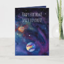 Search for space birthday cards Kids