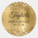 Recherche de gold sweet 16 party stickers Glacer