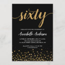 Search for confetti 60th birthday invitations Sixtieth