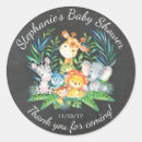 Search for baby jungle animal stickers Safari baby shower