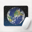 Recherche de terre planète tapis souris Blanc