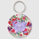 Search for watercolor flower keychains Feminine