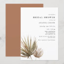 Search for palm leaf bridal shower invitations Bride