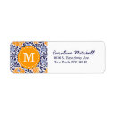 Search for damask return address labels Modern
