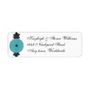 Search for daisies return address labels Blue