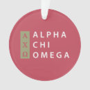Search for alpha chi omega sorority ornaments Greek letters