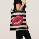 Recherche de rose rouge de rayures sacs Élégant