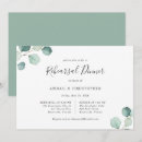 Search for eucalyptus rehearsal dinner invitations Rustic