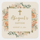 Search for vintage baptism stickers Elegant
