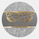 Search for masquerade party stickers Birthday
