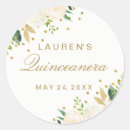 Search for pink and gold glitter stickers Birthday