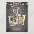 Search for vintage 80th birthday invitations Eighty