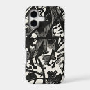 Recherche de loup noir iphone coques Noir et blanc