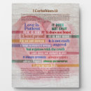 Search for 1 corinthians 13 plaques Love is patient