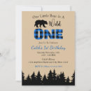 Search for blue lumberjack invitations Wilderness