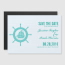Search for boat save the date magnets Blue