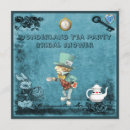 Search for mad hatter bridal shower invitations For her