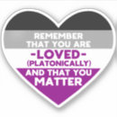 Search for asexual flag stickers Heart