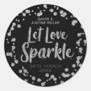 Search for silver and black wedding stickers Modern