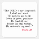 Search for psalm 23 stickers Faith