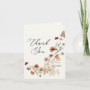 Recherche de fall thank you cards Bohème