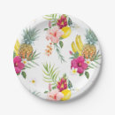 Recherche de hibiscus paper plates Tropical