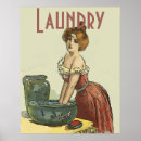 Search for vintage laundry posters Wash