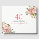 Search for 40th birthday guest books Gold