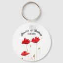 Recherche de rouge de fleur porteclés Couple