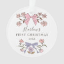 Search for purple ribbon ornaments Floral