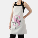 Search for monogram aprons Pastel
