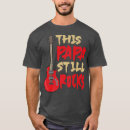 Recherche de ma roche de papa tshirts Guitare